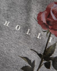 Серая футболка - женская футболка Hollister, S, S