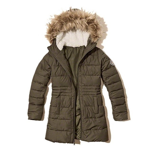 Куртка зимняя - женская куртка Hollister