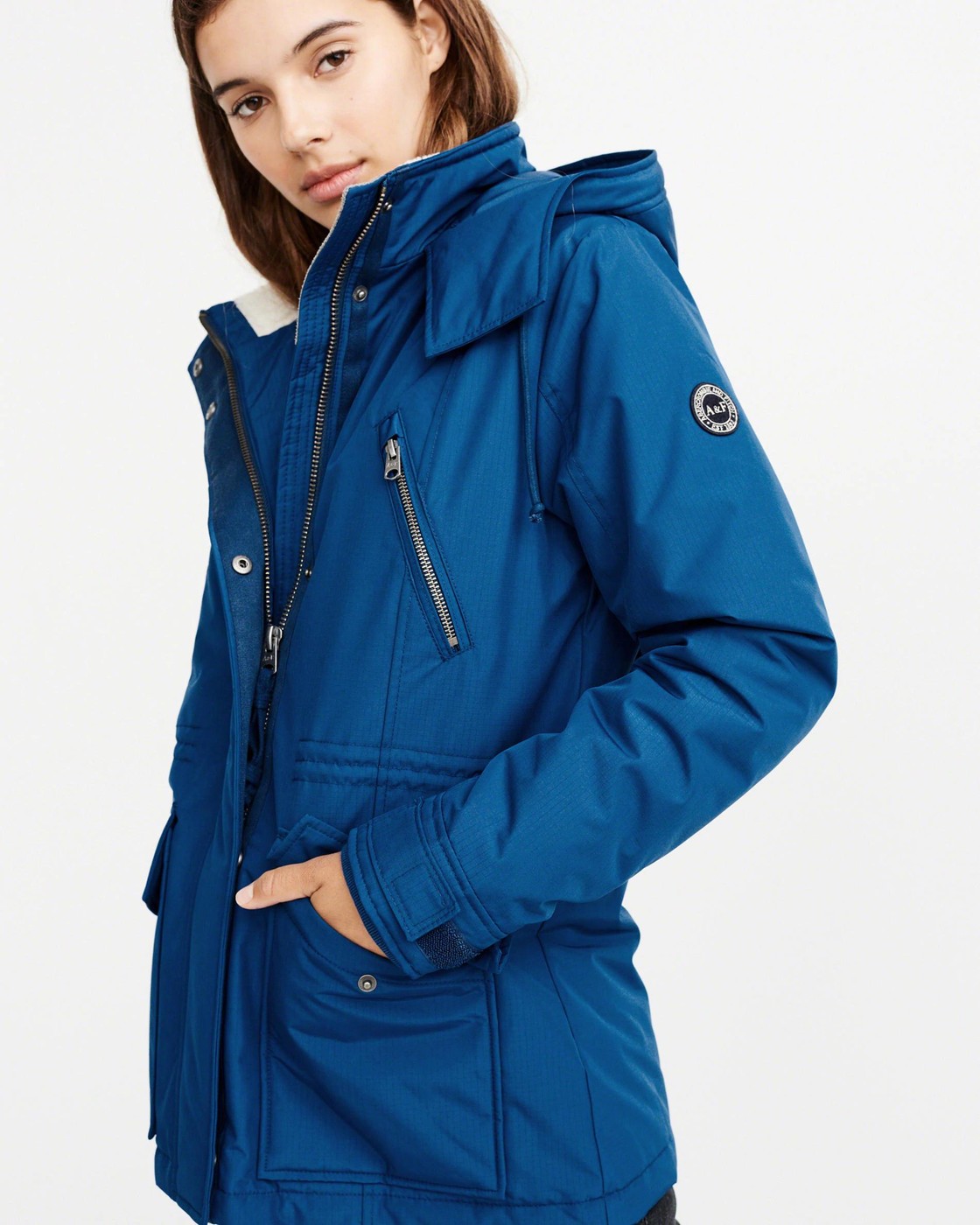Куртка зимняя - женская куртка Abercrombie & Fitch