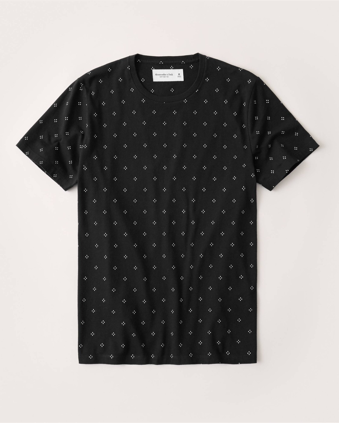 Черная футболка - мужская футболка Abercrombie & Fitch, L, L