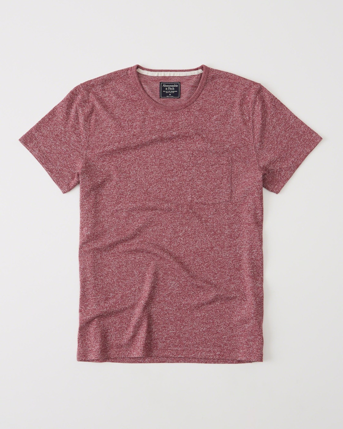 Красная футболка - мужская футболка Abercrombie & Fitch, L, L
