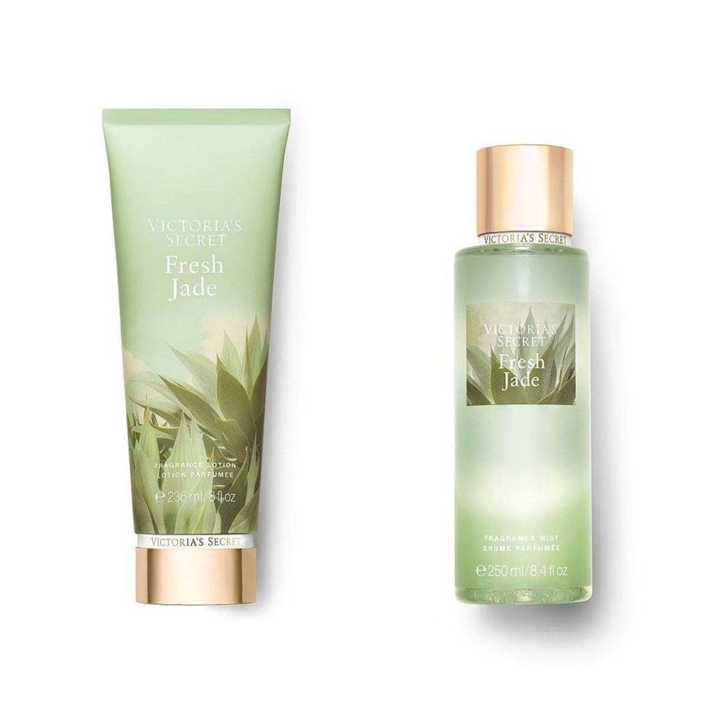 Подарочный набор Victoria's Secret Fresh Jade (Fragrance Body Mist/Fragrance Lotion), 250 мл / 236 мл, 250 мл / 236 мл