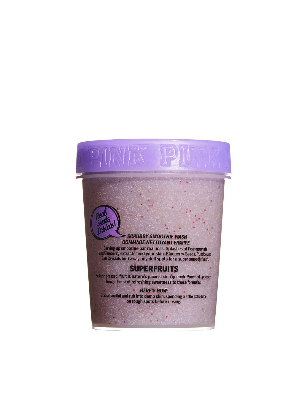 Скраб для тела Victoria's Secret PINK Berry Scrub Scrubby Smoothie Wash with Pomegranate Extract
