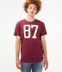 Бордовая футболка - мужская футболка Aeropostale, L, L