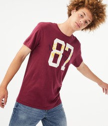 Бордовая футболка - мужская футболка Aeropostale, L, L