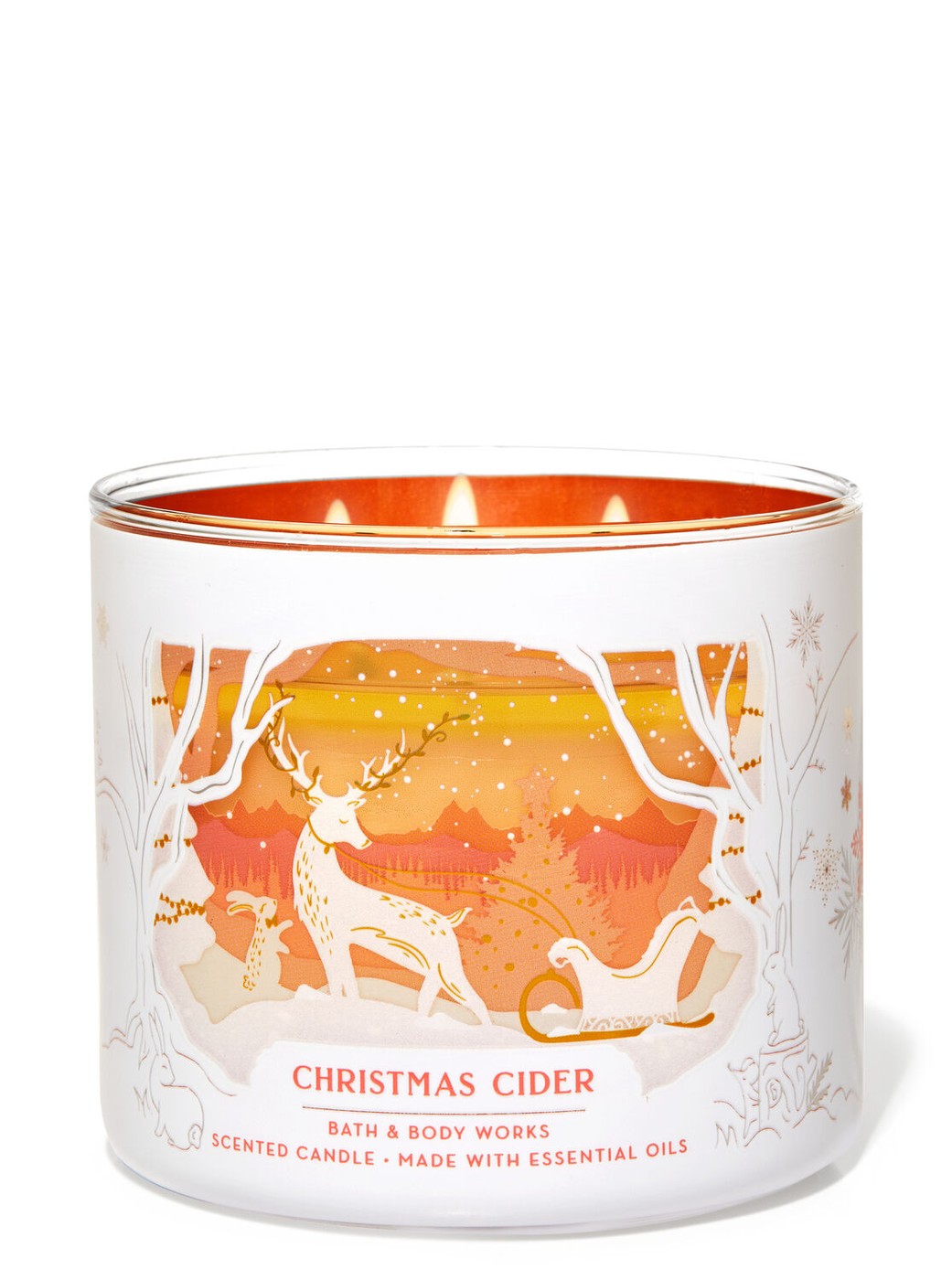 Свеча ароматическая Bath & Body Works CHRISTMAS CIDER, 411 г, 411 г