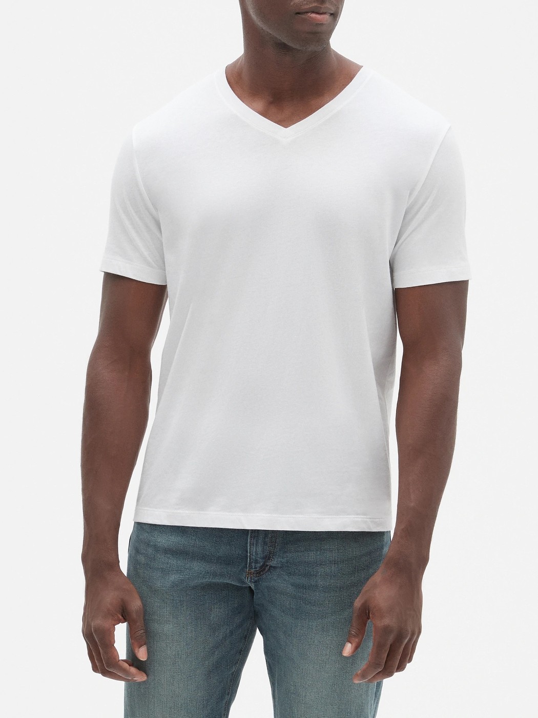 Белая футболка - мужская футболка GAP