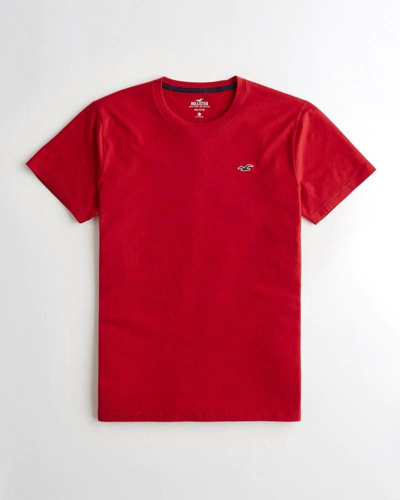 Красная футболка - мужская футболка Hollister