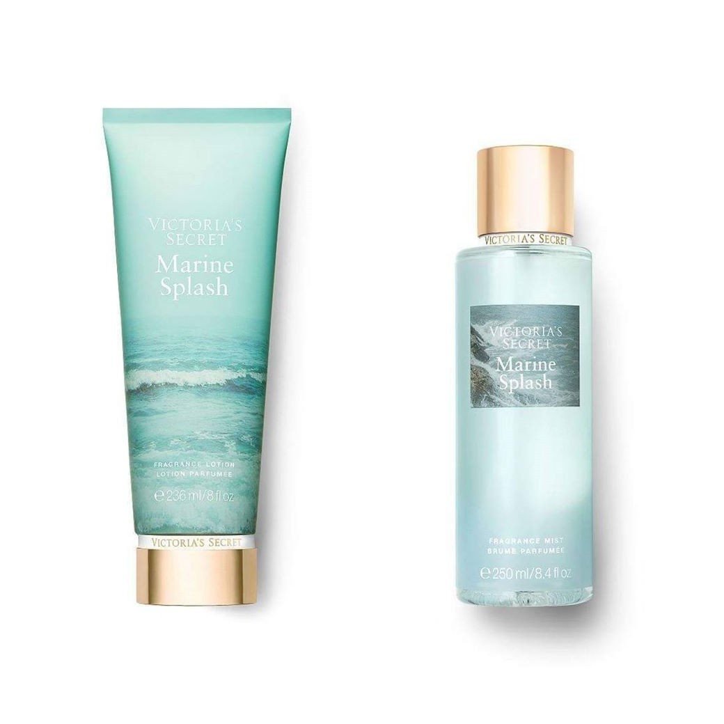 Подарочный набор Victoria's Secret Marine Splash (Fragrance Body Mist/Fragrance Lotion)