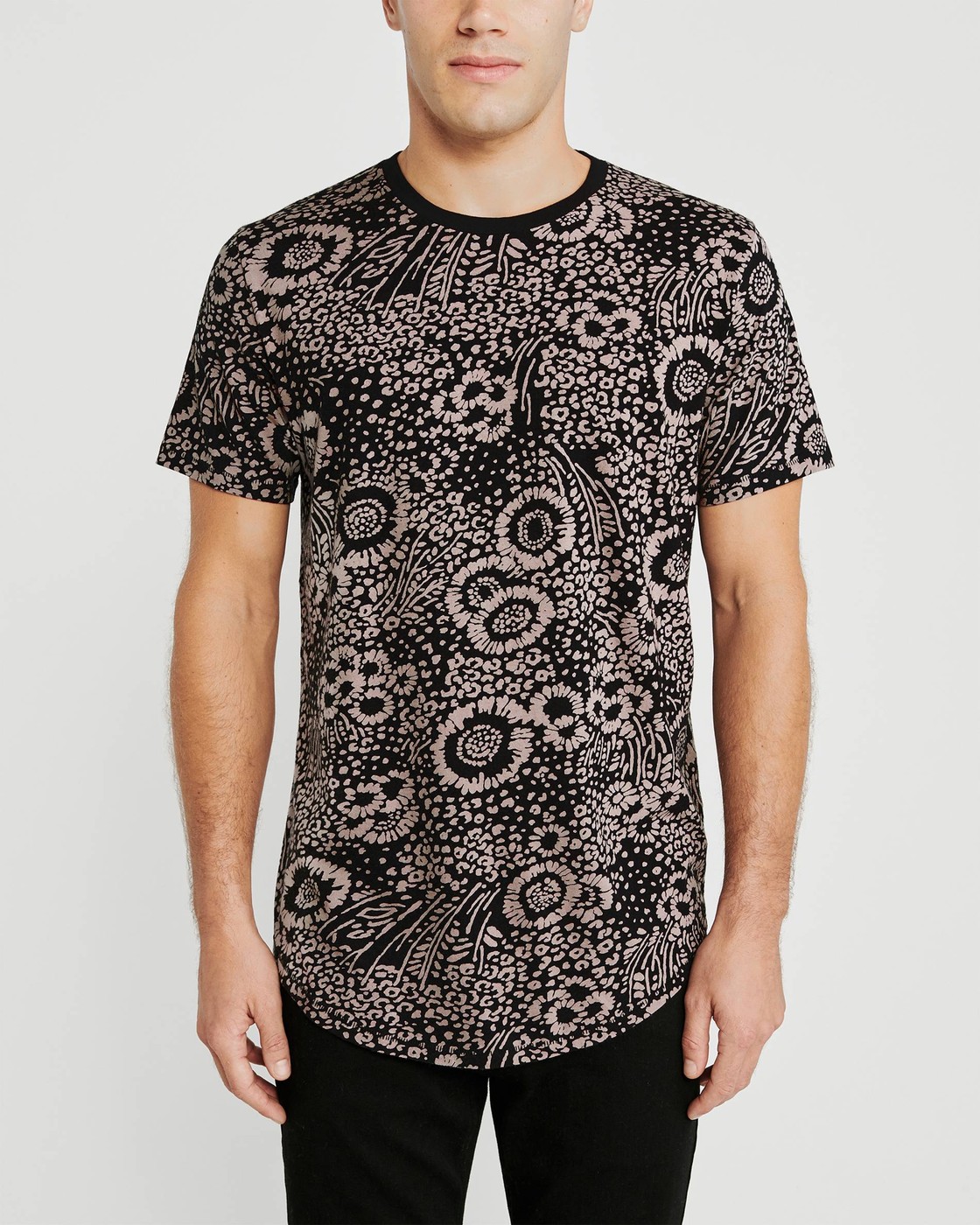 Черная футболка - мужская футболка Abercrombie & Fitch, M, M