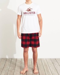 Пижама Hollister (Футболка, шорты), M, M