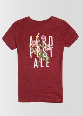 Красная футболка - женская футболка Aeropostale, XS, XS