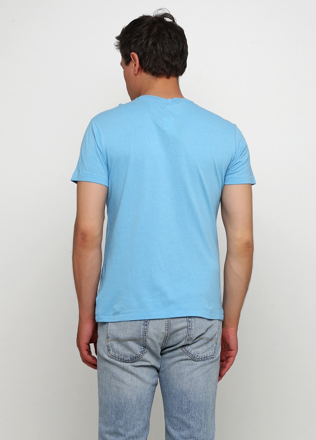 Голубая футболка - мужская футболка Aeropostale, M, M