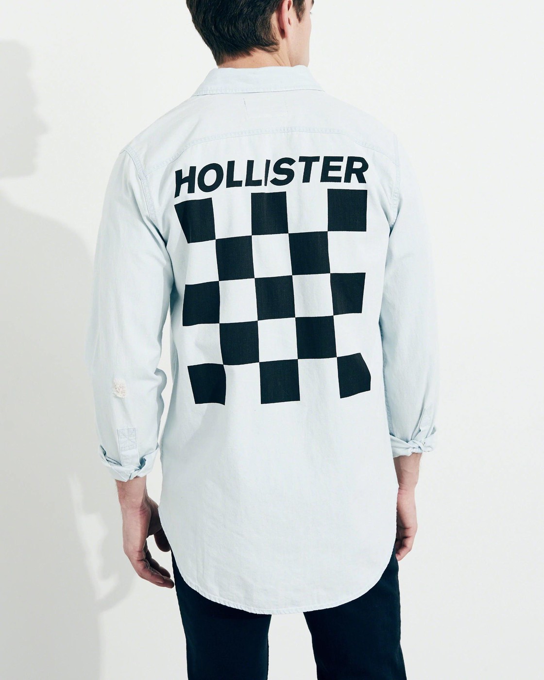 Мужская рубашка - рубашка Hollister