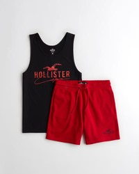 Комплект Hollister (майка, шорты) (2 шт.), M, M