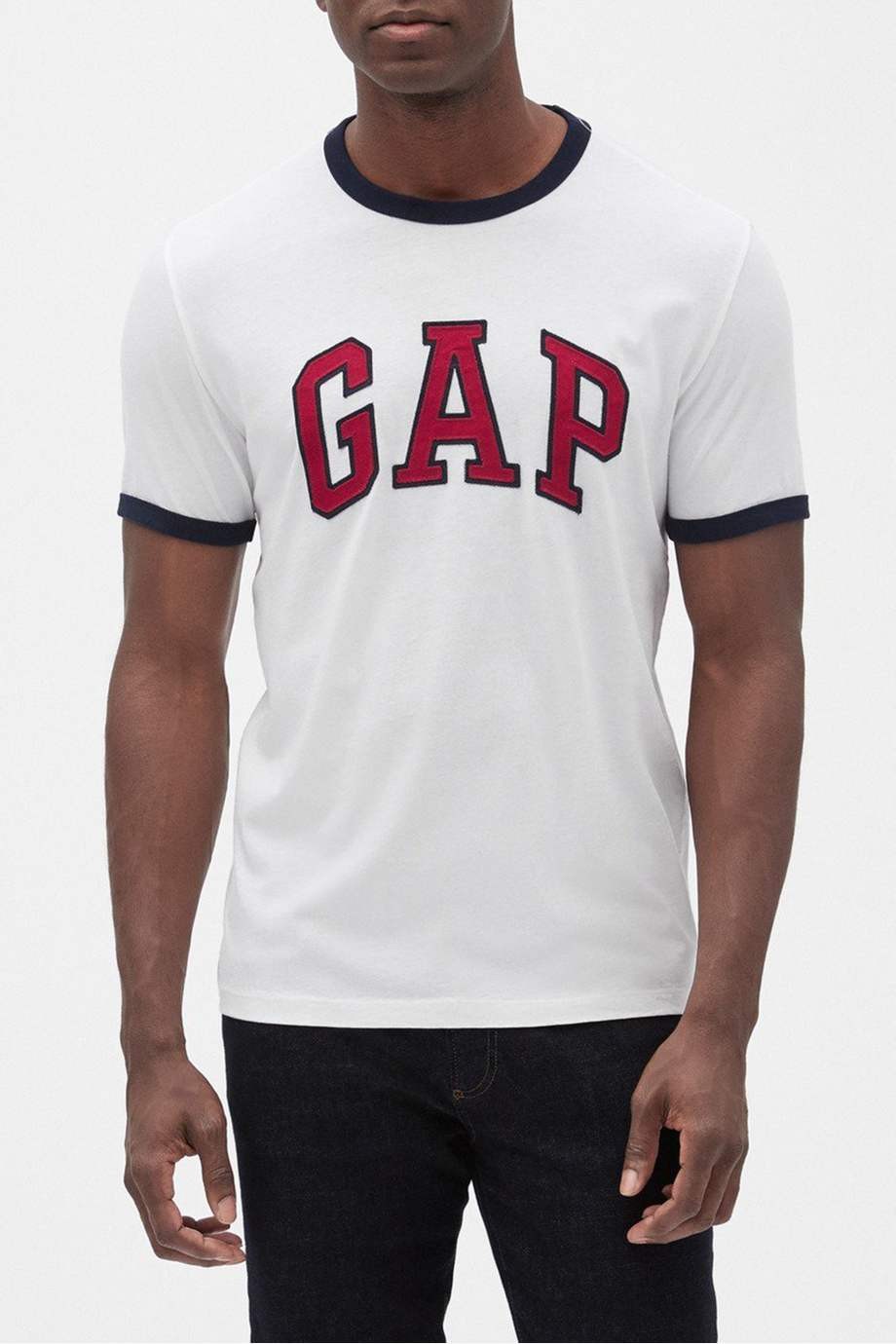 Белая футболка - мужская футболка GAP, XXL, XXL