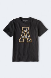 Черная футболка - мужская футболка Aeropostale, M, M