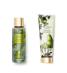Подарочный набор Victoria's Secret Tempting Pear Jasmine (Fragrance Mist/Fragrance Nourishing Hand & Body Lotion), 250 мл / 236 мл, 250 мл / 236 мл