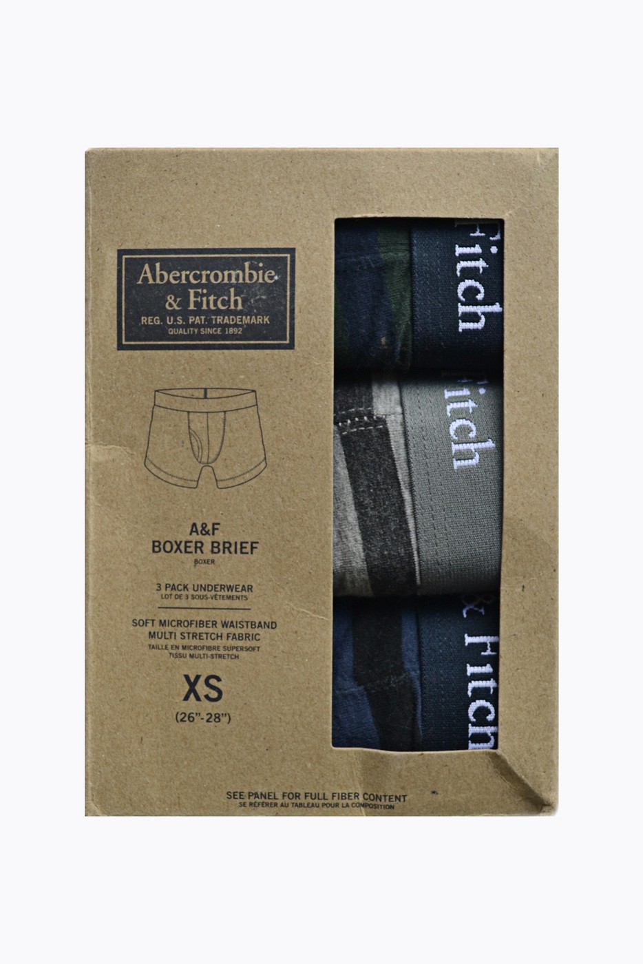 Набор нижнего белья Abercrombie & Fitch (3 шт.)