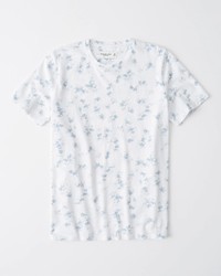 Белая футболка - мужская футболка Abercrombie & Fitch