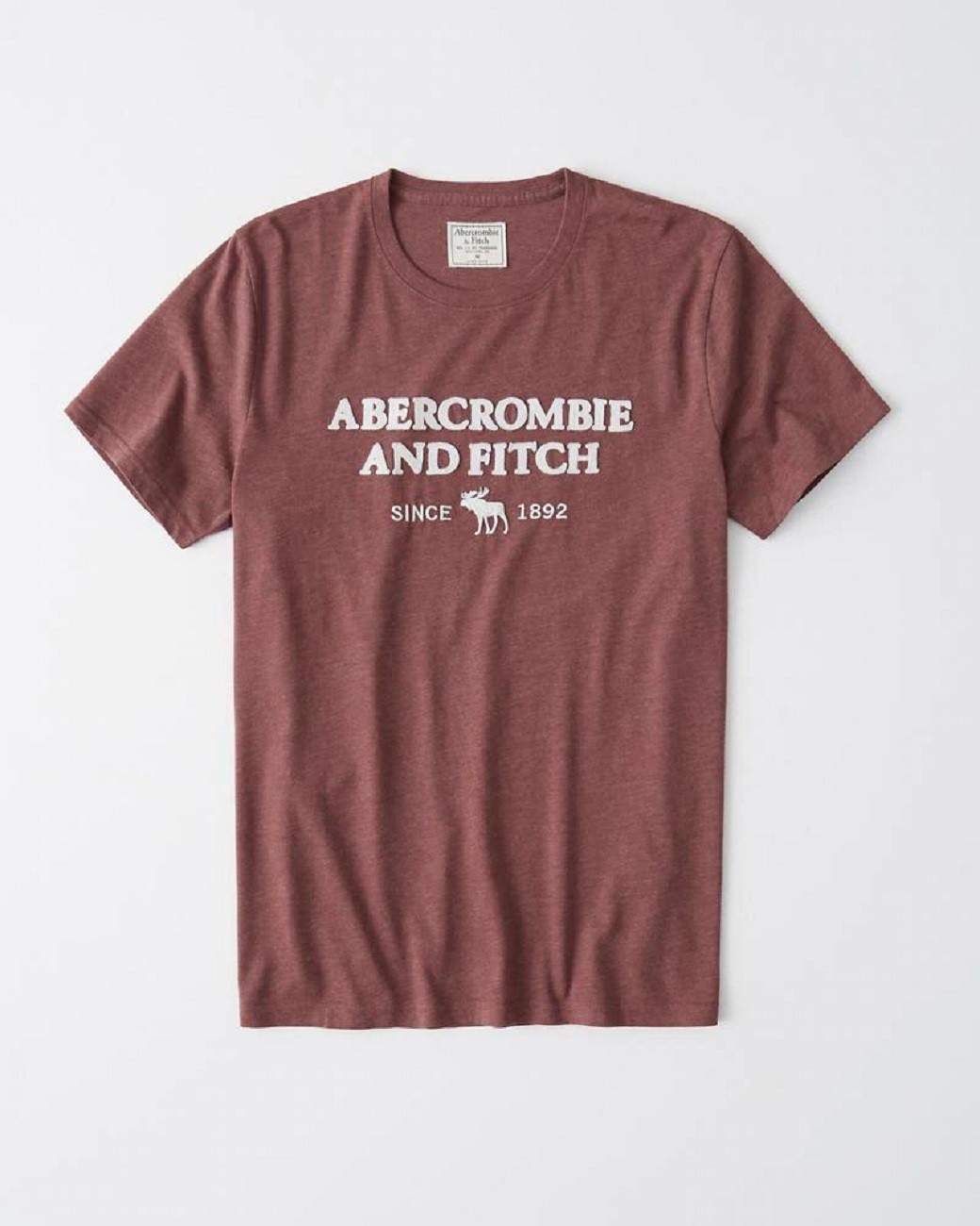 Красная футболка - женская футболка Abercrombie & Fitch