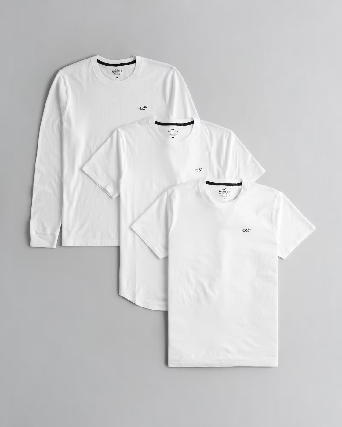 Набор Hollister (футболки, кофта) (3 шт.), XXL, XXL