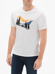 Белая футболка - мужская футболка GAP, XL, XL