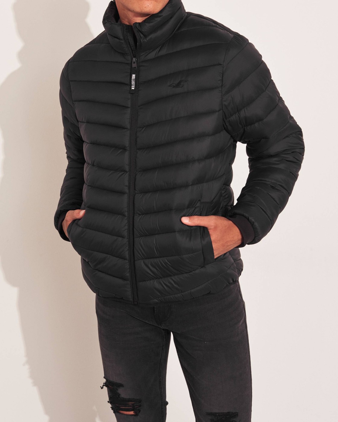Куртка демисезонная - мужская куртка Hollister, L, L