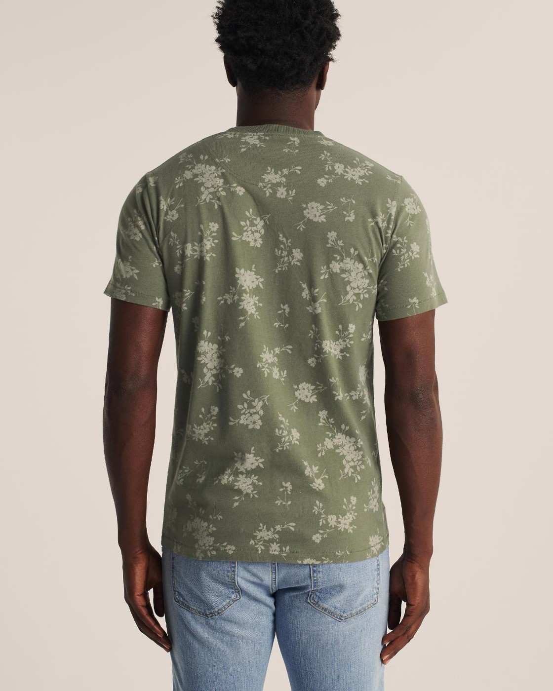 Зеленая футболка - мужская футболка Abercrombie & Fitch, XL, XL