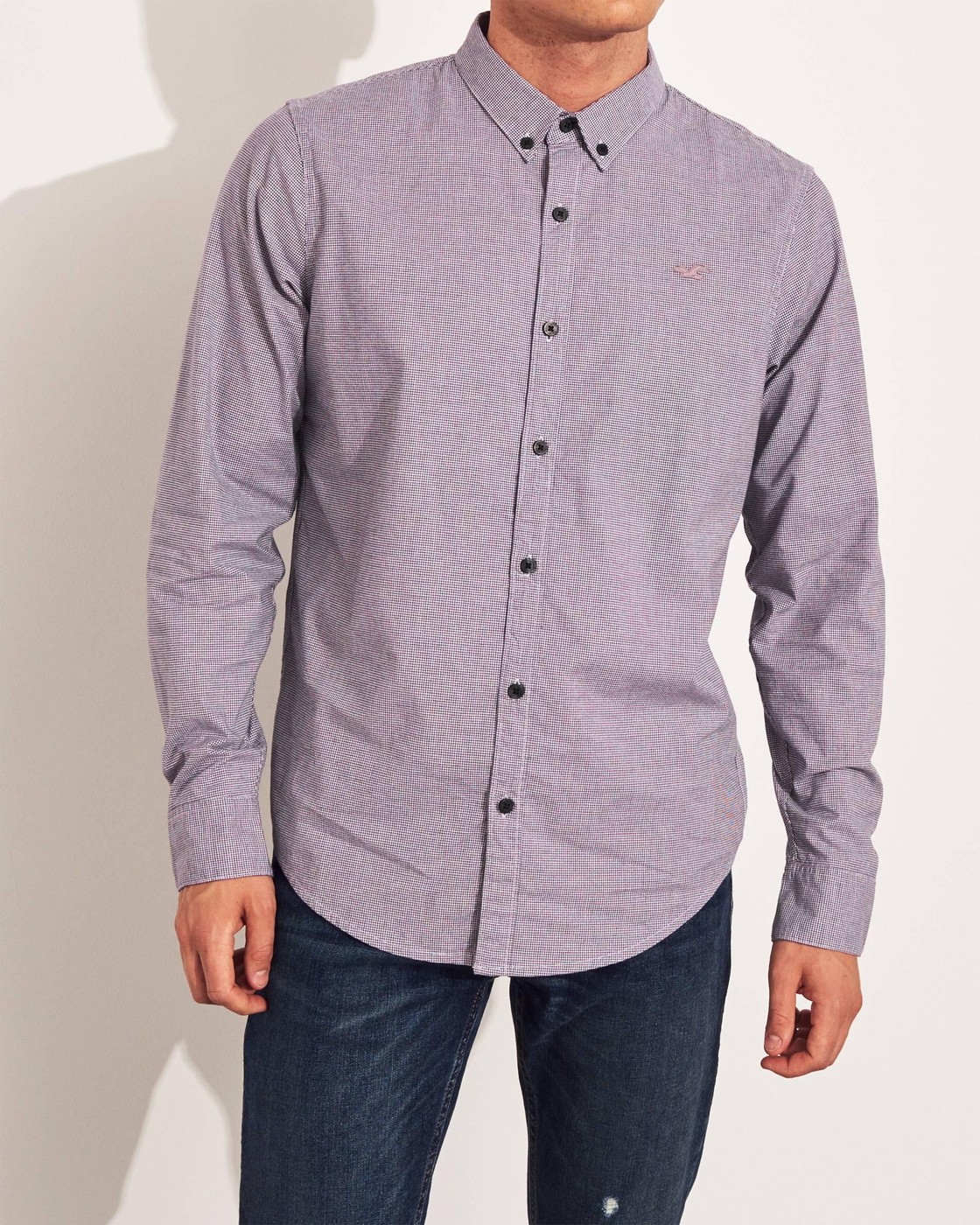Мужская рубашка - рубашка Hollister, XL, XL