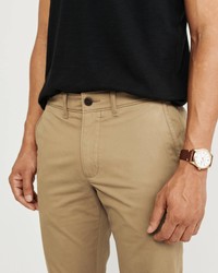 Брюки мужские - брюки Straight Chinos Abercrombie & Fitch