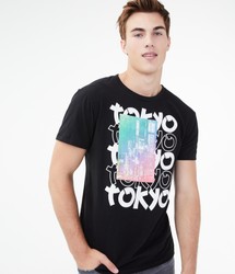 Черная футболка - мужская футболка Aeropostale, XL, XL