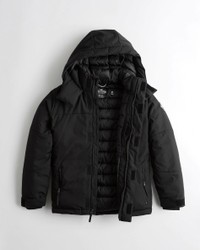Куртка зимняя - мужская куртка Hollister
