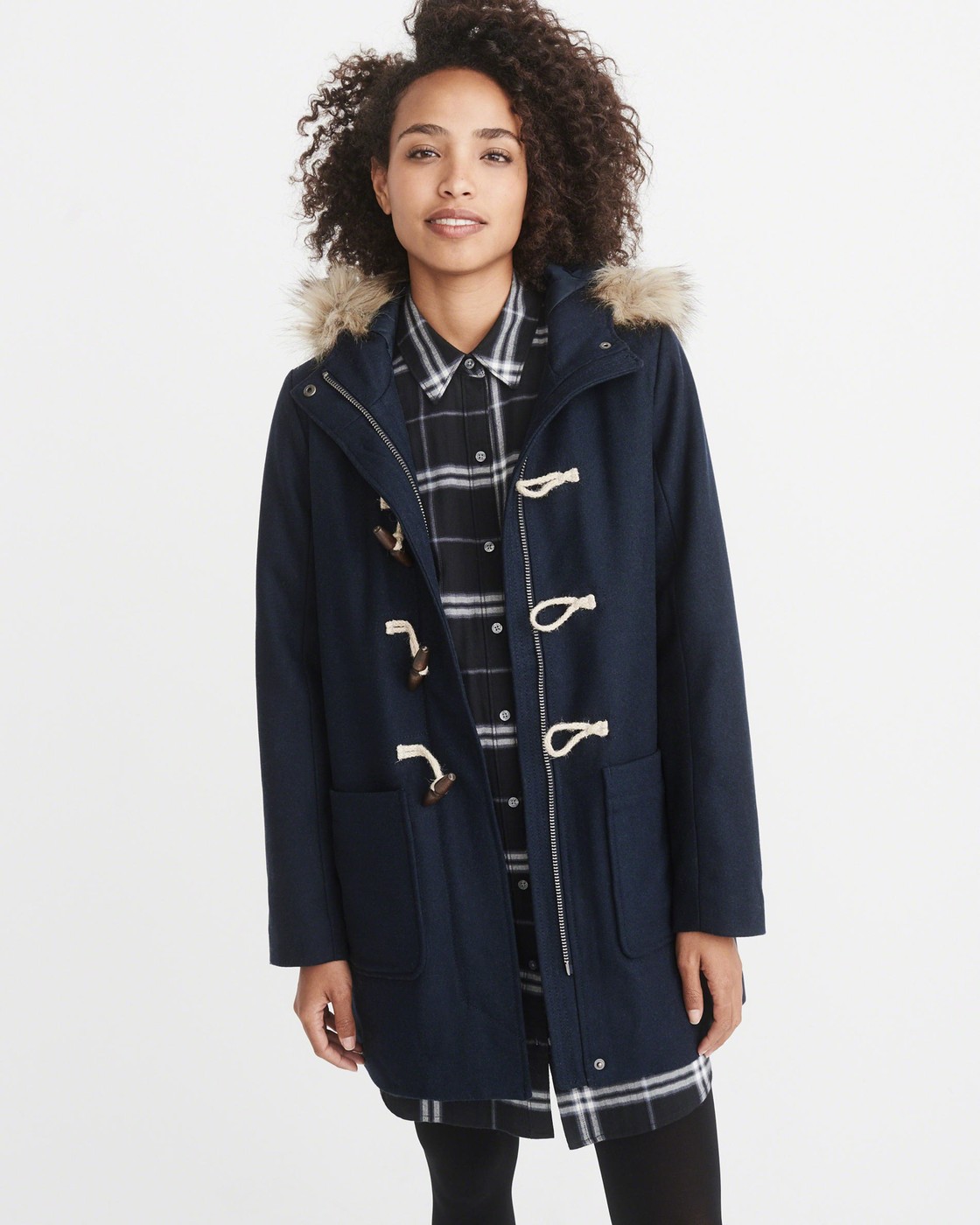 Пальто женское демисезонное - пальто Abercrombie & Fitch, S, S