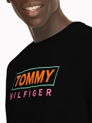 Черная футболка - мужская футболка Tommy Hilfiger, M, M