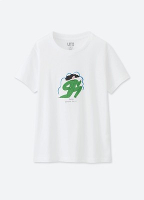 Белая футболка - женская футболка Uniqlo, XS, XS